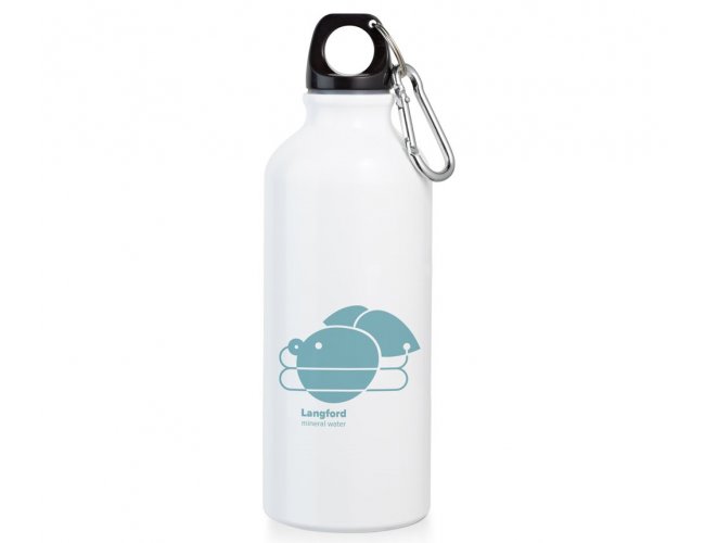 94960 - Squeeze em Alumnio 500 ml com Mosqueto (6,6 x 21 cm)