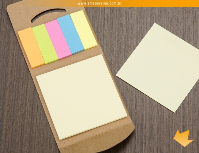 12398 - Bloco Post-it Ecolgico Mini (8 cm x 8,5 cm)