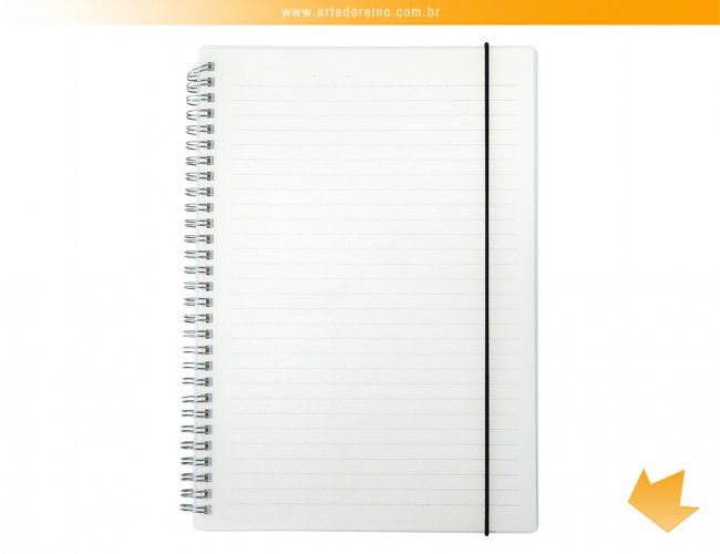 05058 - Caderno B5 com Capa Plstica (19 cm x 26 cm)