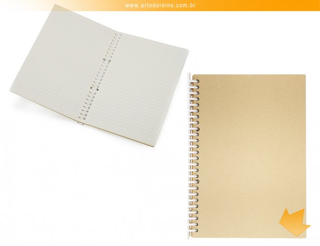 05061 - Caderno B5 em Kraft (19 cm x 26 cm)