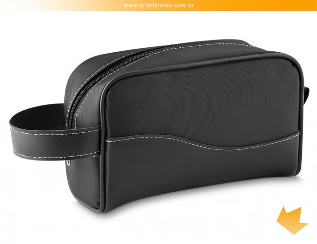 14572 - Necessaire em Couro Sinttico e Nylon